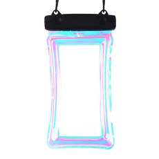 DS 鐳射一鍵式手機防水袋, 1個, 黑色