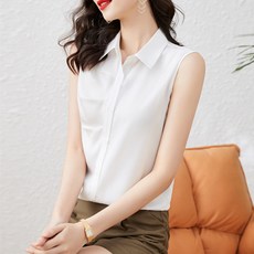 LUNA GIRL 女性Wellin無袖襯衫 L24SMST031410