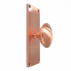 黃銅圓形中門把手 玫瑰金, 1個