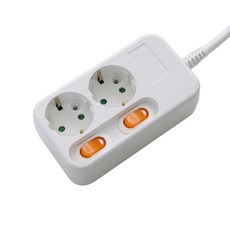 雙開雙插省電延長線, 6.3m, 1組
