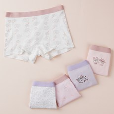 SCOXX 女童學生四角內褲5件組