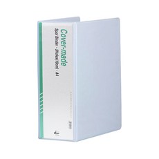 梯形活頁夾 3孔 A4 10cm, 白色, 1個