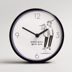 woodrohaus 浴室用吸盤防水時鐘 12cm, 情侶 A (HDW-6026)