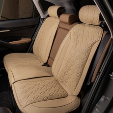 VENDICT 汽車第2排座椅套 皮革後座全包覆型套組 M, 1套, 鞍褐色