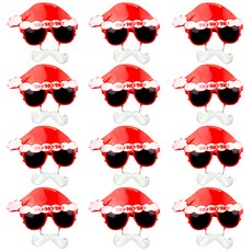 Stupid 聖誕老人鬍鬚太陽眼鏡, 混合色, 12個