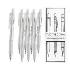 Tucobe COLNK Simple Sharp 透明, 0.5mm, 8個