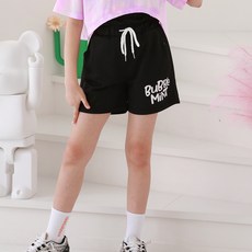 J-Kid Junior 女童泡泡抽繩短褲