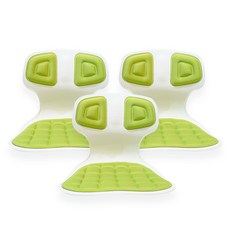 팬물산 픽스 바디체어 3p, 그린