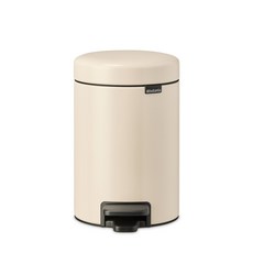 brabantia New Icon腳踏式垃圾桶, 柔和米色