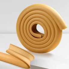 르메이어 유아용 쿠션 풀접착 L형 모서리 보호대, 1개, 옐로