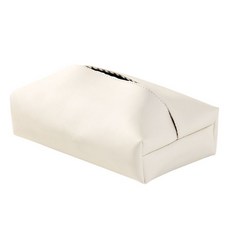 DM Corporation 北歐極簡皮革面紙盒, 象牙白