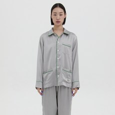 FRANKLY SLEEPING 絲綢緞面睡衣上下套裝