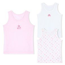 PremierFam 女童 奇妙萌可 酸甜系列 背心 3件組