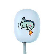 트라이코지 다이노 LED 미니 휴대용 칫솔살균기, 스카이블루, STB-022