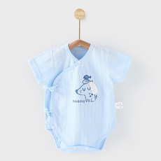 STARDOOR 嬰幼兒立體耳朵粉彩短袖包屁衣