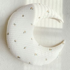 Malolotte 絎縫刺繡C型哺乳靠墊, 橄欖款