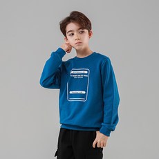 KISPO 兒童褪色刷毛大學T