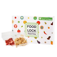 Foodlock 真空夾鏈袋 M 10入, 中(M), 1個