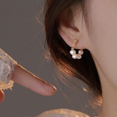 PEONIST 女款巴洛克珍珠釘式耳環