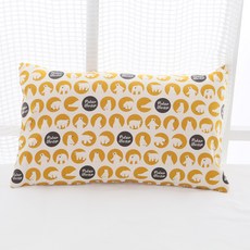 BEAUTE HOUSE 枕套 皇冠款, 芥末黃北極熊款