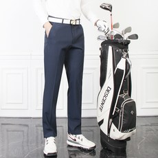 男士隱藏式鬆緊帶高爾夫褲 登山褲 高爾夫服飾 格紋褲 LI