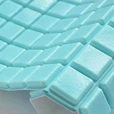 PEONIST 格紋隔熱泡棉磚, 薄荷綠, 10個