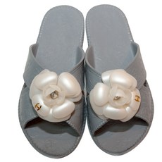 新宇 EVA 花朵室內拖鞋, 1組, 灰色