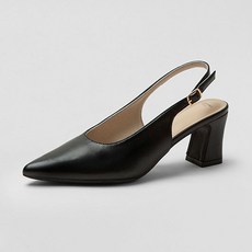 ChakanShoes 尖頭粗跟後空鞋 6.5cm SBLTT1f110