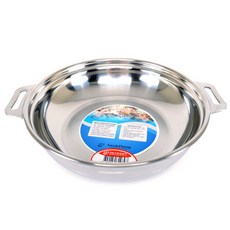 Keukdong Stainless Steel 電磁爐適用3層不鏽鋼深湯鍋, 24cm, 單色