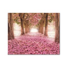 아디코 DIY 보석십자수 BH36 50 x 40 cm, 핑크꽃길, 1개