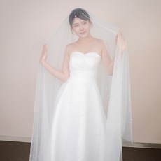 릴리드레스 미라쥬 진주 풍성 롱베일 LAV40