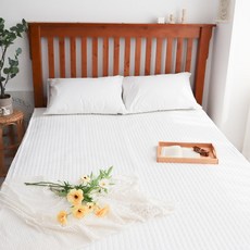 메종텍스타일 스노우 방수 누빔 패드, 화이트