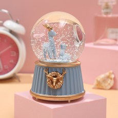 獨角獸水晶球造型音樂盒, 混合顏色