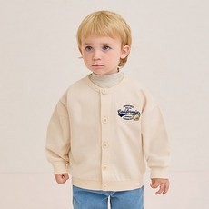 milkmile 兒童加州熊熊圓領開襟衫