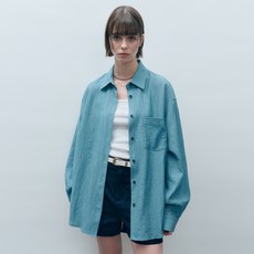 MONGDOL 泡泡紗寬鬆版襯衫 MDSH019