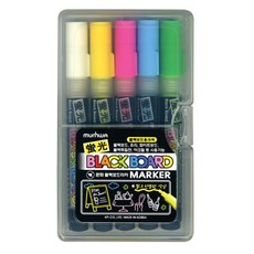 munhwA 黑板筆5色組, 1組, 綜合顏色