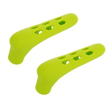 I Love Home 菱形孔防撞矽膠門把 2入, 綠色