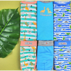 ONWEAR 男童恐龍運動四角褲3件組