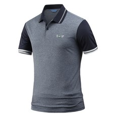 다꾸앙 남성용 스판 파미 자수 골프 반팔 카라티 E04JKA_JC3882