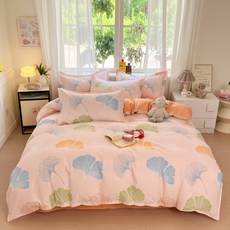 알로데 테라룸 코지 이불커버, 08 핑크은행잎