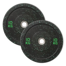 아리프 던지는 바벨 범퍼 플레이트 10kg, 혼합색상, 2개