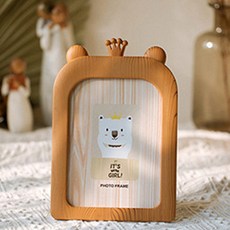 Davidt 室內裝飾可愛皇冠相框, 棕色