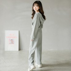 pinkb 女童Keeping連帽拉鍊上衣+下身套裝