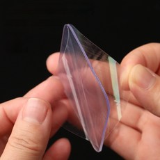 안이네 강력 실리콘 겔 무타공 양면 테이프 투명 6 x 6 x 0.06 cm, 50개