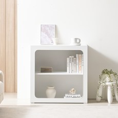 올라프 2단 수납장 베이직타입 방문설치, 아이보리화이트
