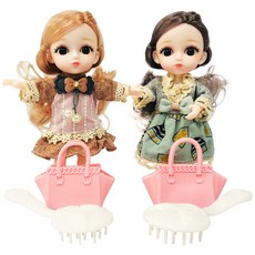 agaplus 迷你新款球形關節娃娃2件組, 黛西，索菲亞, 16厘米