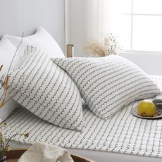 I'm Living 60支純棉 Awesome 水洗鋪棉枕頭套 2入