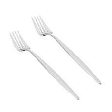 韓國製 Montblanc Kingdom甜點叉, 銀色, 2入