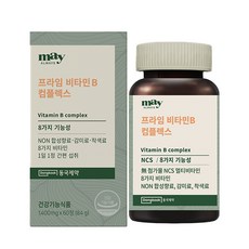 Mayalways 維他命B群錠 60顆入, 1罐, 84g