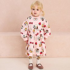 milkmile 迪士尼 女童 奇奇與蒂蒂 美味連身裙